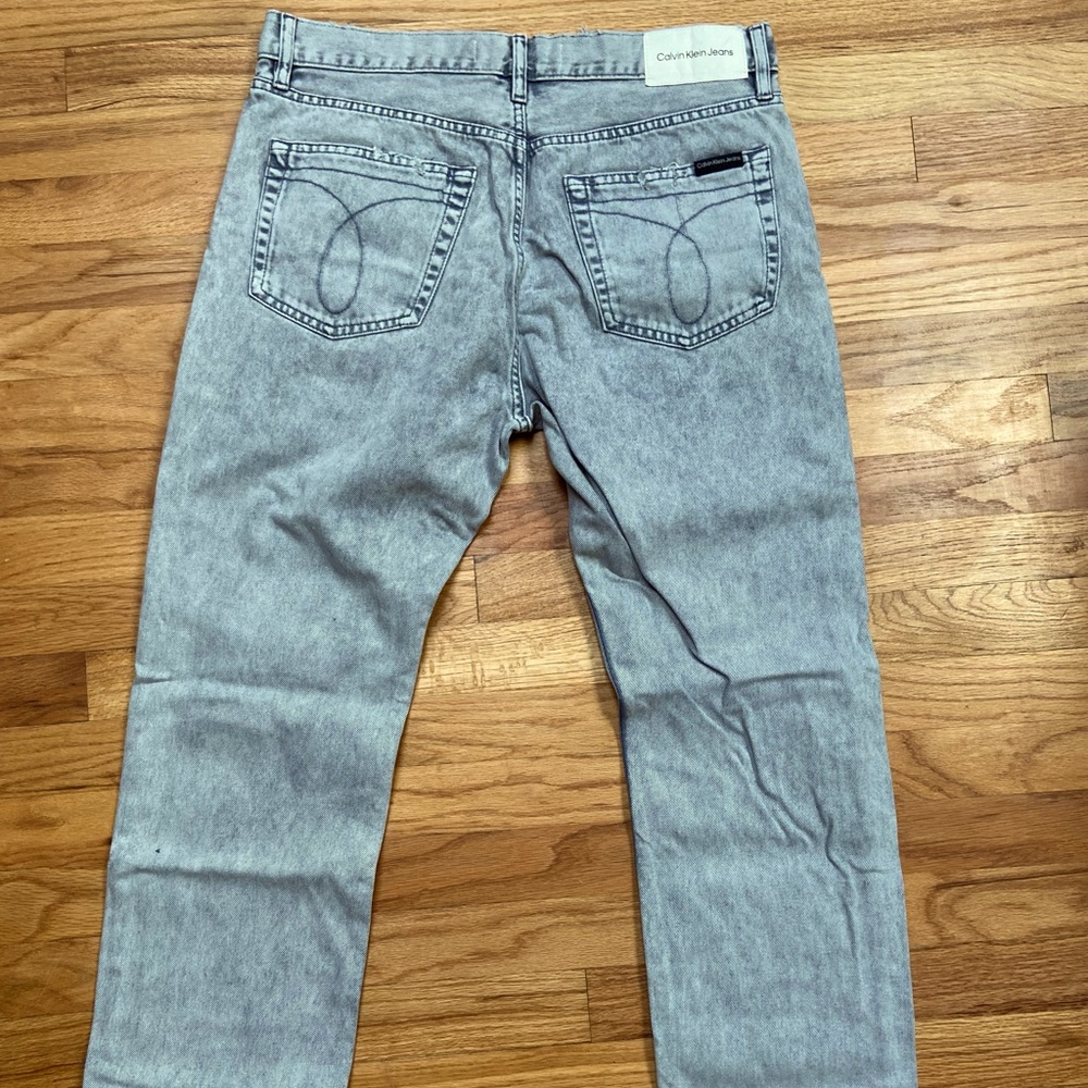 Calvin Klein grey wash jeans